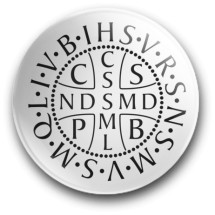 Medalik św. Benedykta, wzór nr 4 (magnes, średnica - 56 mm)