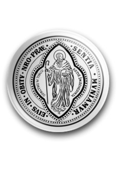 Medalik św. Benedykta, wzór nr 10 (magnes, średnica – 56 mm)