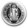Medalik św. Benedykta, wzór nr 17 (przypinka, średnica – 56 mm)