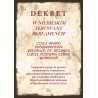 Dekret w niebieskim ferowany parlamencie