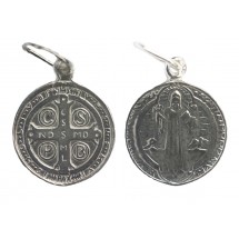 Medalik św. Benedykta srebrny mały