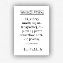 Plakat "Ci,którzy modlą się..." - A3